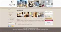 Desktop Screenshot of hevea-apparthotel.com